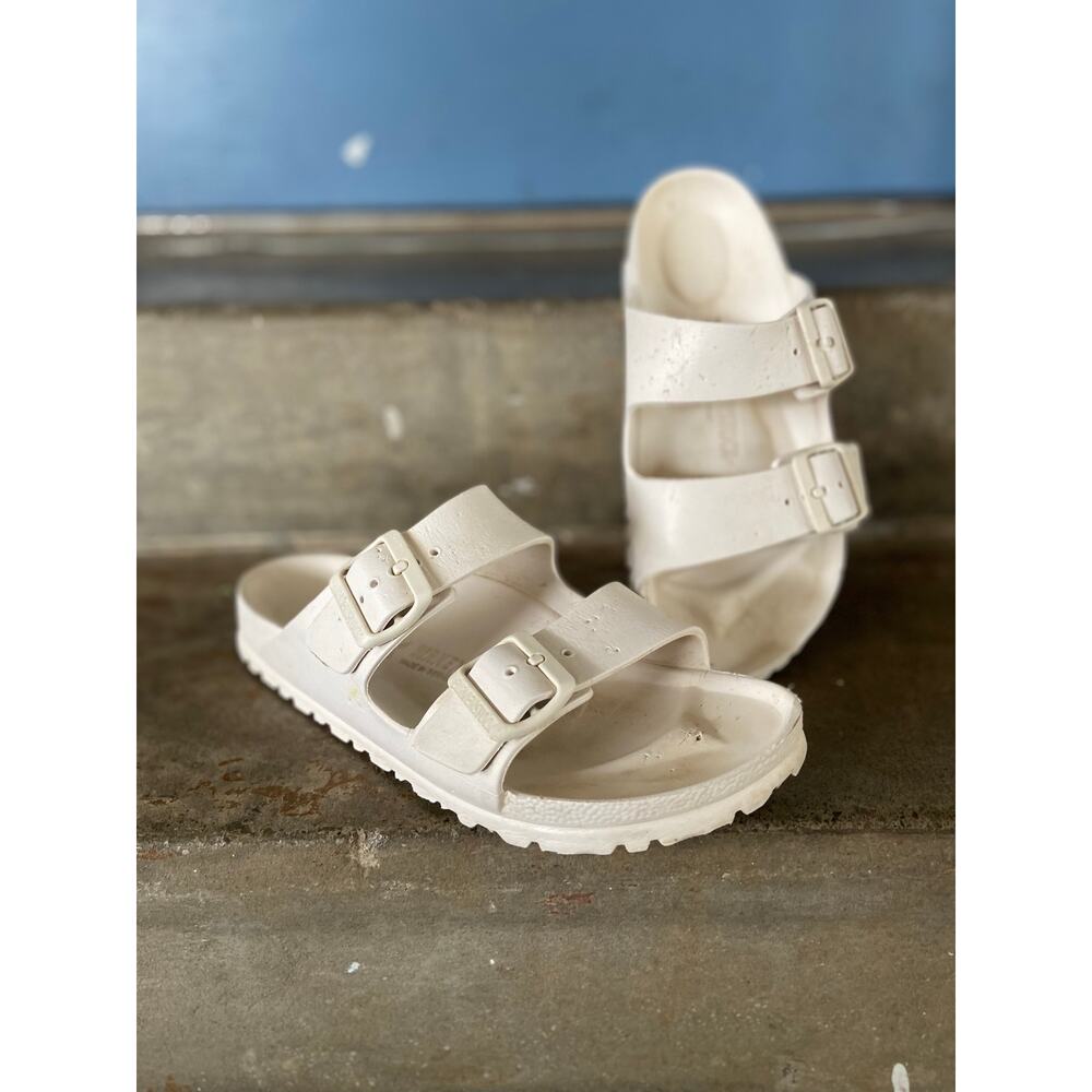 Birkenstock Arizona EVA 2 strap white sandal